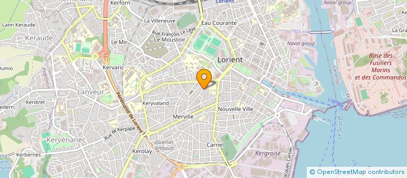 localisation de l'entreprise GOLDSTAR ST HERBLAIN à LORIENT