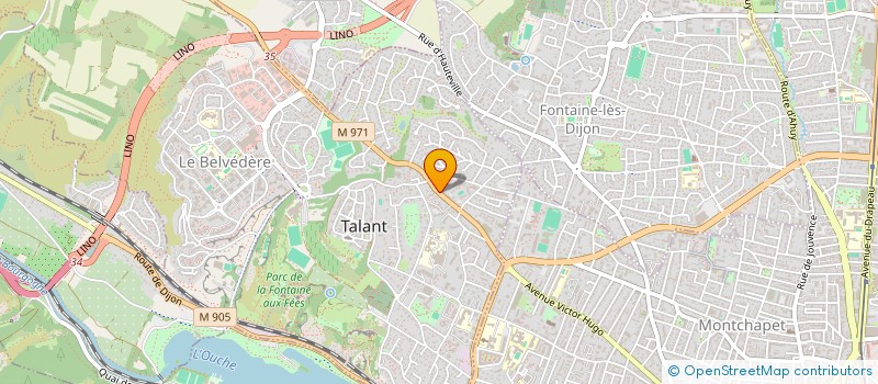 localisation de l'entreprise GOLDUR  TALANT