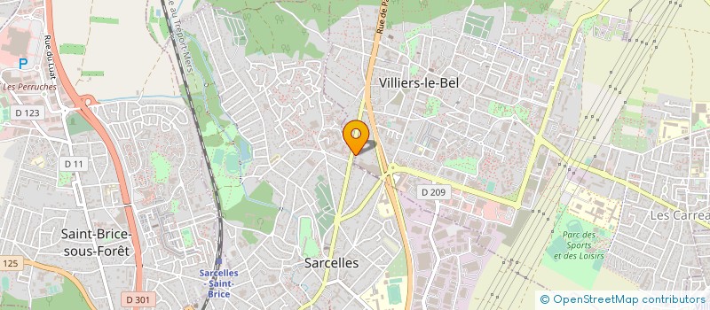 localisation de l'entreprise GOLDWAY SECURITE à SARCELLES