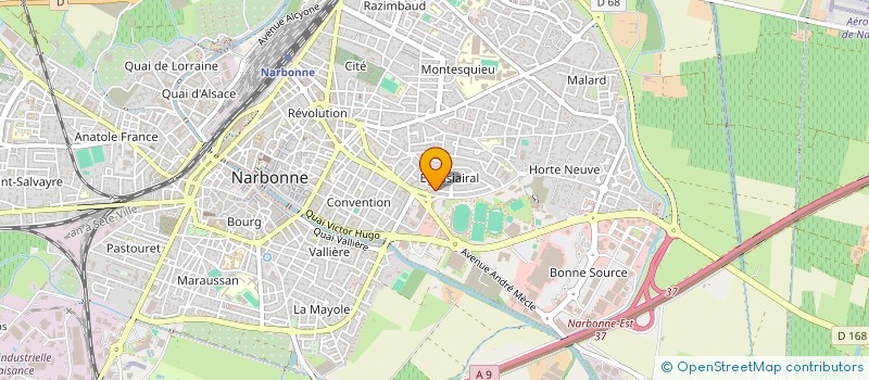 localisation de l'entreprise GOLDWING CLUB LANGUEDOC-ROUSSILLON  NARBONNE