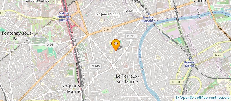 localisation de l'entreprise GOLDY CONSULTING  LE PERREUX-SUR-MARNE