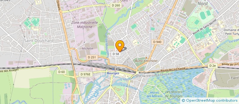 localisation de l'entreprise GOLDY'S  BOURGES