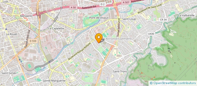 localisation de l'entreprise GOLDYA HAIR & COSMETICS à MARSEILLE