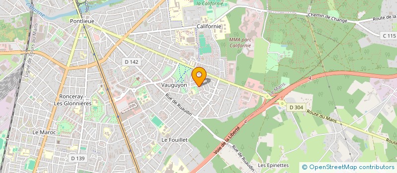 localisation de l'entreprise GOLEMITES à LE MANS