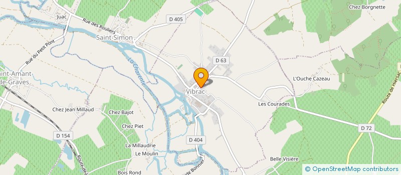 localisation de l'entreprise GOLF 16 à VIBRAC