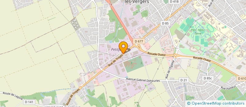 localisation de l'entreprise GOLF 3 INDOOR  SAINT-ANDRE-LES-VERGERS