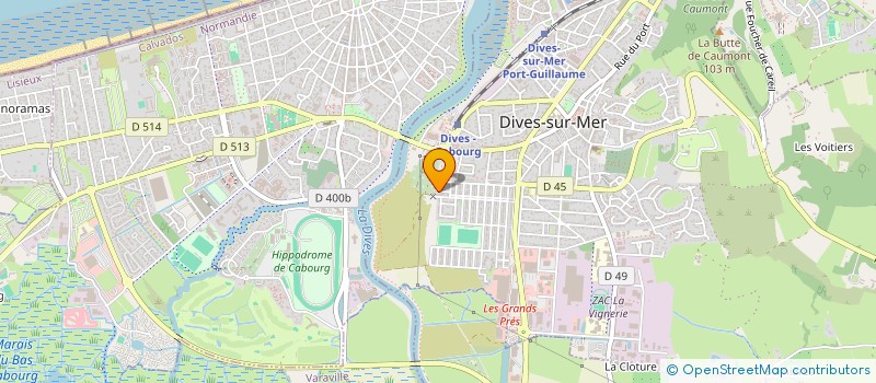 localisation de l'entreprise GOLF 3KITCAR  DIVES-SUR-MER