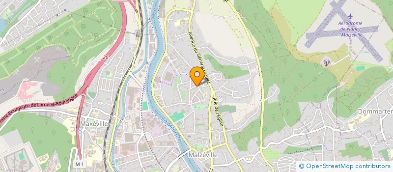 localisation de l'entreprise GOLF  MALZEVILLE