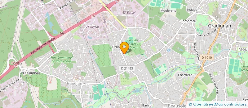 localisation de l'entreprise GOLF AND SEA  GRADIGNAN