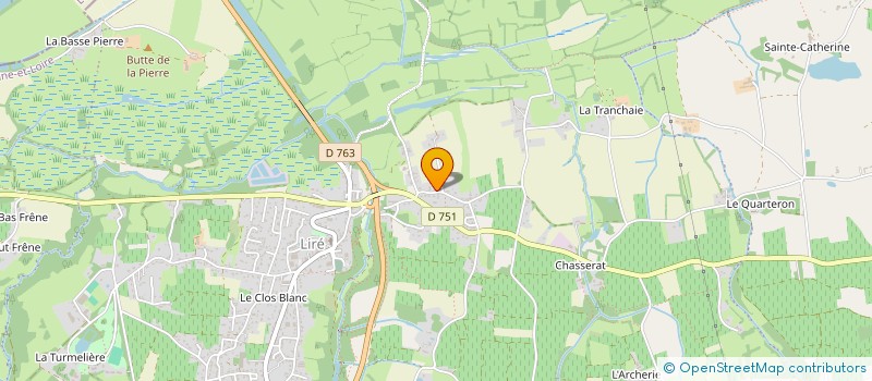 localisation de l'entreprise GOLF AVENIR  OREE-D'ANJOU