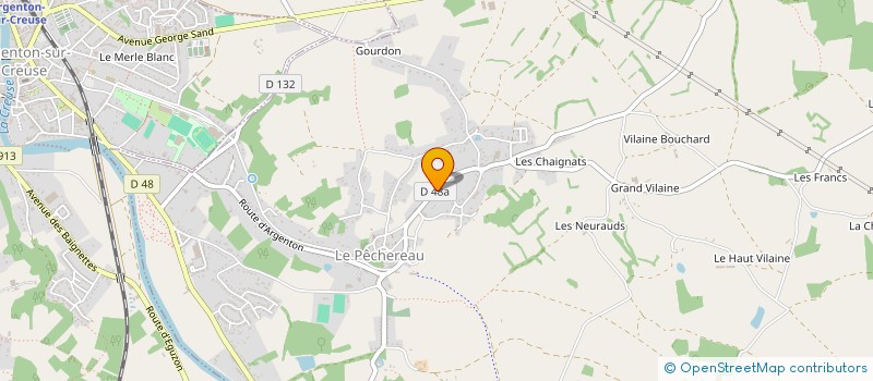 localisation de l'entreprise GOLF BOURGENAY à LE PECHEREAU