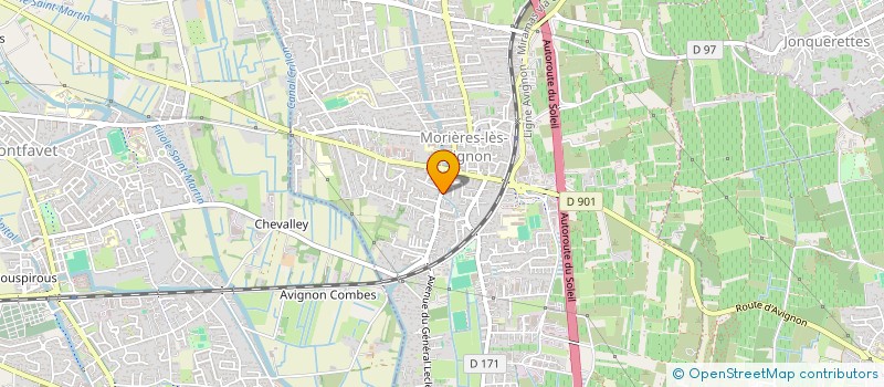 localisation de l'entreprise GOLF BUSSY  MORIERES-LES-AVIGNON