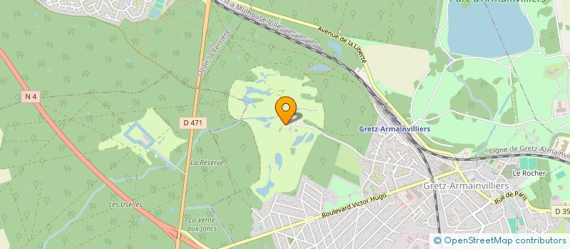 localisation de l'entreprise GOLF CLEMENT ADER  GRETZ ARMAINVILLIERS