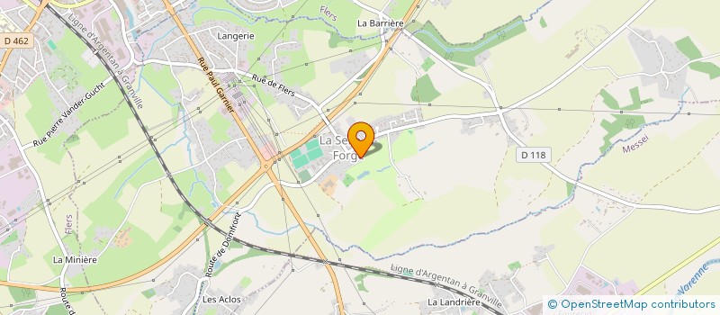 localisation de l'entreprise GOLF CLUB FLERS LE HOULME à LA SELLE-LA-FORGE