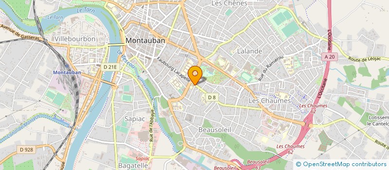 localisation de l'entreprise GOLF CLUB SCOLAIRE MONTALBANAIS  MONTAUBAN