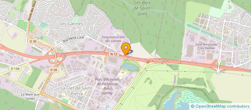 localisation de l'entreprise GOLF CLUB ZODIAC AEROSPACE  PLAISIR