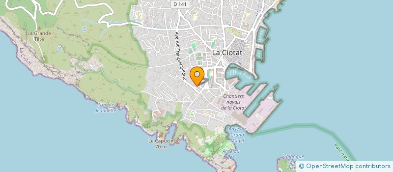 localisation de l'entreprise GOLF D'AMOUR IMMOBILIER  LA CIOTAT