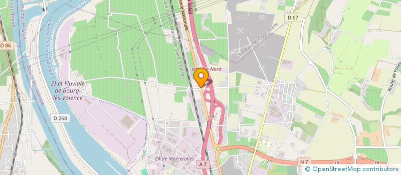 localisation de l'entreprise GOLF DE BOURG LES VALENCE  BOURG LES VALENCE