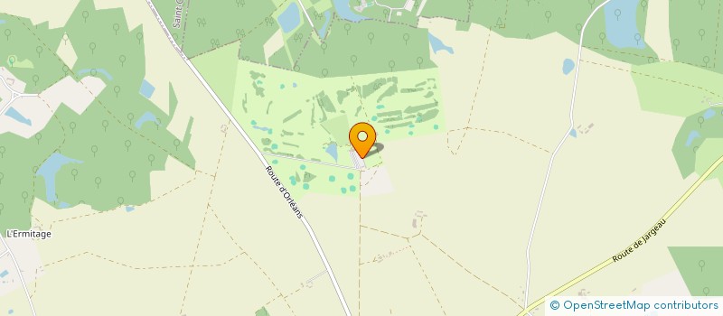 localisation de l'entreprise GOLF DE MARCILLY - ORLEANS  MARCILLY-EN-VILLETTE