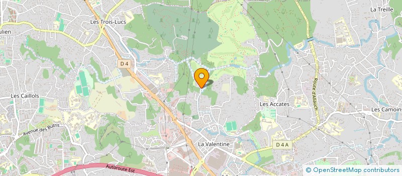 localisation de l'entreprise GOLF DE MARSEILLE LA SALETTE à MARSEILLE