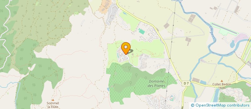localisation de l'entreprise GOLF DE ROQUEBRUNE SUR ARGENS à ROQUEBRUNE-SUR-ARGENS