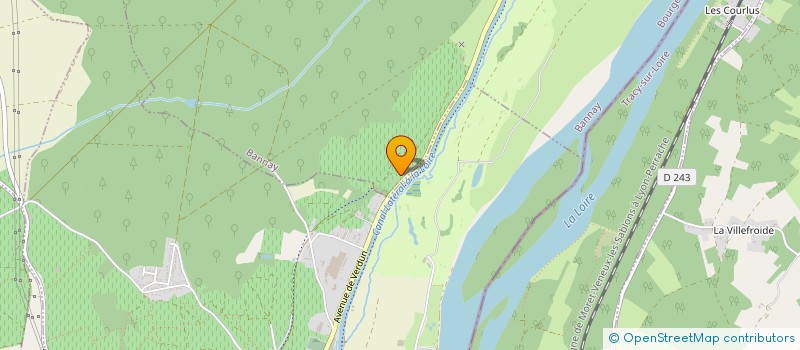 localisation de l'entreprise GOLF DE SANCERRE  SAINT-SATUR