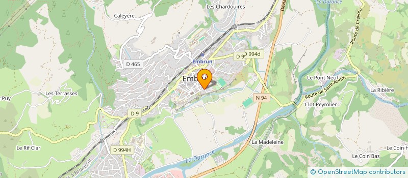 localisation de l'entreprise GOLF DE SERRE-PONCON  EMBRUN