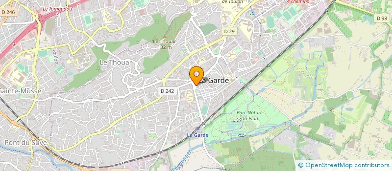 localisation de l'entreprise GOLF DE VALGARDE à LA GARDE