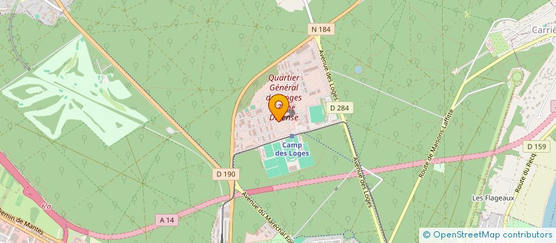 localisation de l'entreprise GOLF DES LOGES  SAINT-GERMAIN-EN-LAYE