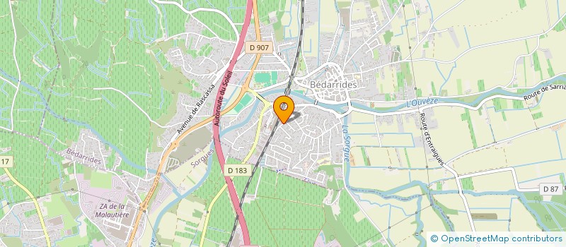 localisation de l'entreprise GOLF DRILLS  BEDARRIDES