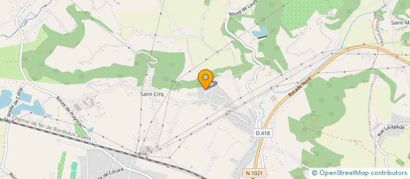 localisation de l'entreprise GOLF DU TUQUET AGEN  COLAYRAC-SAINT-CIRQ