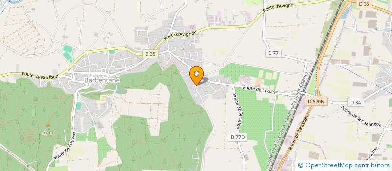 localisation de l'entreprise GOLF EN TETE  SAINT-ANDIOL