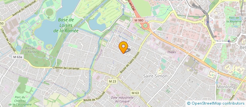 localisation de l'entreprise GOLF ET VOITURES DE COLLECTION à TOULOUSE