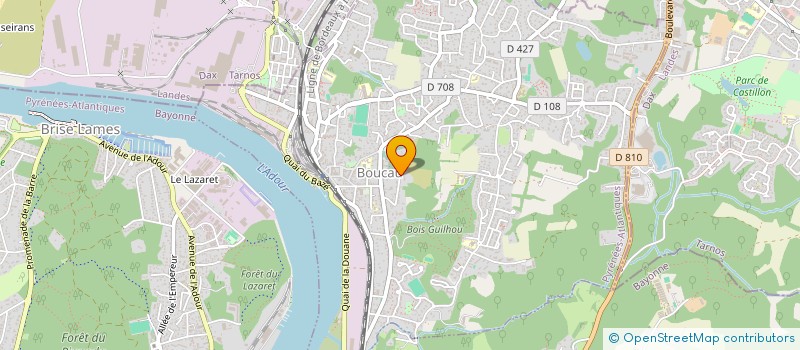 localisation de l'entreprise GOLF EXPERIENCES à BOUCAU