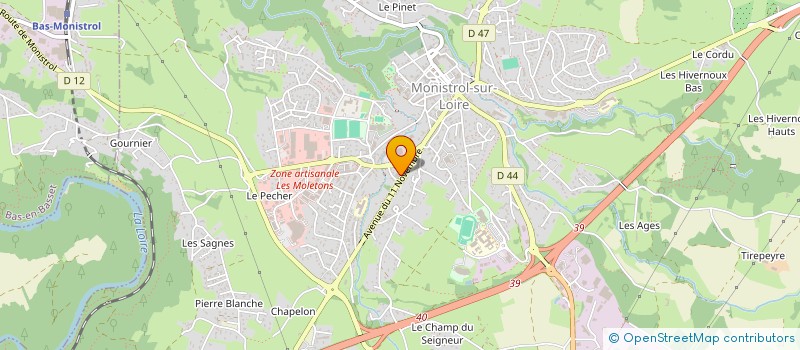 localisation de l'entreprise GOLF IMMO  MONISTROL-SUR-LOIRE