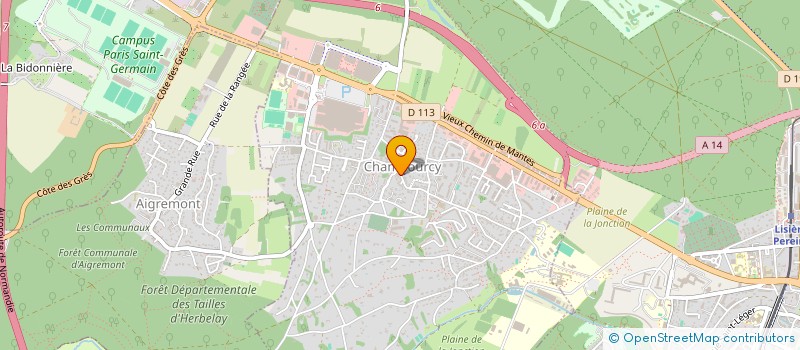 localisation de l'entreprise GOLF IMPACT INDOOR STUDIO  AIGREMONT