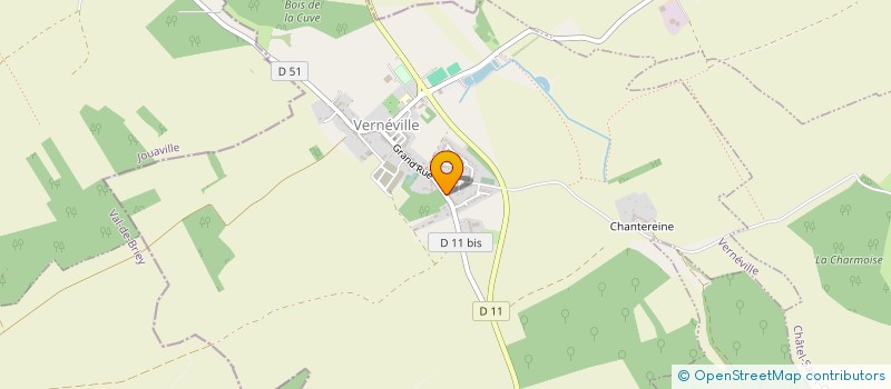 localisation de l'entreprise GOLF INNOV à VERNEVILLE