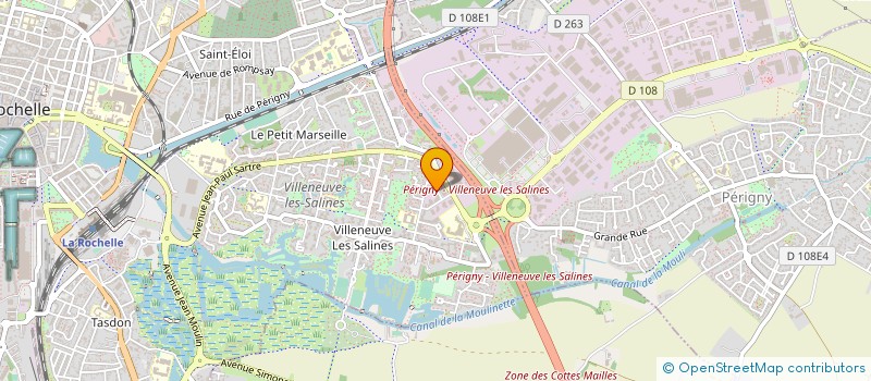 localisation de l'entreprise GOLF J à LA ROCHELLE