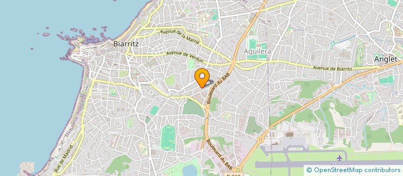localisation de l'entreprise GOLF OCEAN  BIARRITZ