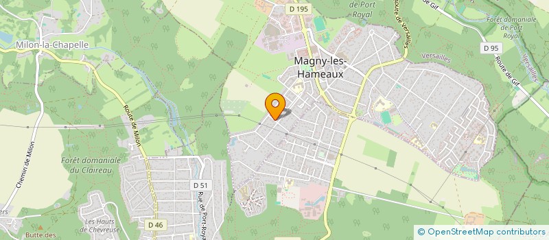 localisation de l'entreprise GOLF PAPA CONSEIL à MAGNY-LES-HAMEAUX
