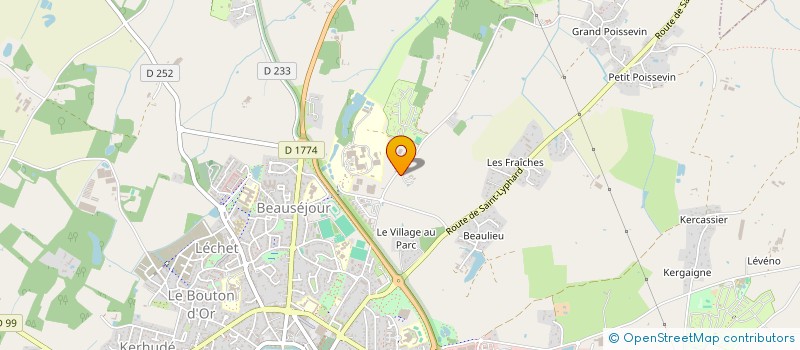 localisation de l'entreprise GOLF PRESQU'ILE  GUERANDE