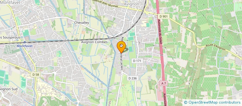 localisation de l'entreprise GOLF PRO FEEL COURSE  MORIERES-LES-AVIGNON