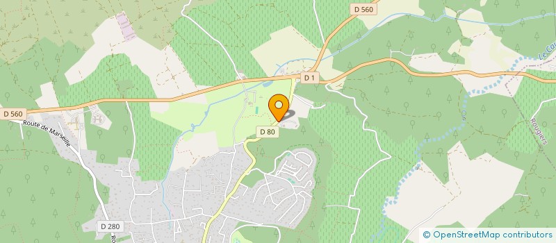 localisation de l'entreprise GOLF RESORTS PROVENCE SAINTE BAUME  NANS-LES-PINS