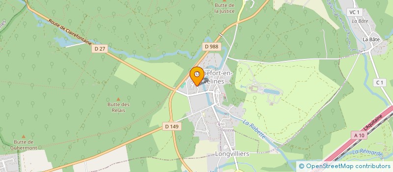 localisation de l'entreprise GOLF ROCHEFORT à ROCHEFORT-EN-YVELINES