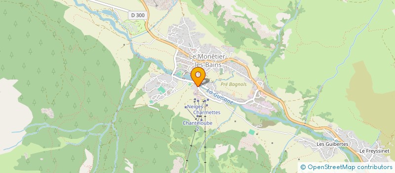 localisation de l'entreprise GOLF SERRE CHEVALIER  LE MONETIER-LES-BAINS