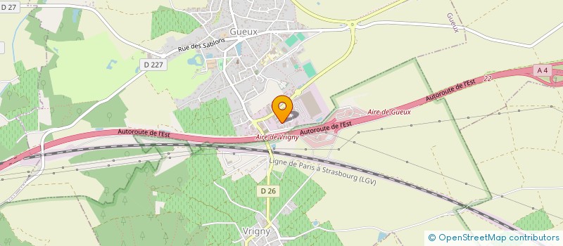 localisation de l'entreprise GOLF SPIRIT 2 à GUEUX
