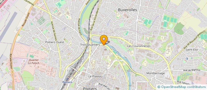 localisation de l'entreprise GOLFAGORA à POITIERS