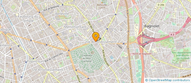 localisation de l'entreprise GOLFAZO à PARIS