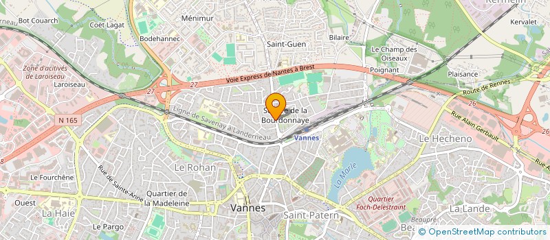localisation de l'entreprise GOLFE AMENAGEMENT à VANNES