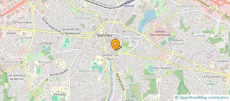 localisation de l'entreprise GOLFE CADRES à VANNES
